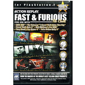 ACTION REPLAY FAST & FURIOUS THE CHEATS PS2
