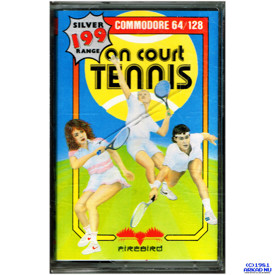ON COURT TENNIS C64 KASSETT