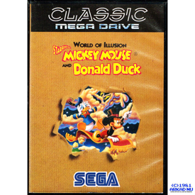 WORLD OF ILLUSION STARRING MICKEY MOUSE AND DONALD DUCK MEGADRIVE CLASSICS