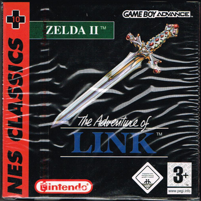 ZELDA II THE ADVENTURE OF LINK NES CLASSICS GBA NYTT