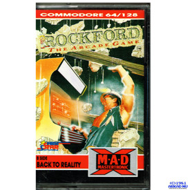 ROCKFORD THE ARCADE GAME C64 KASSETT