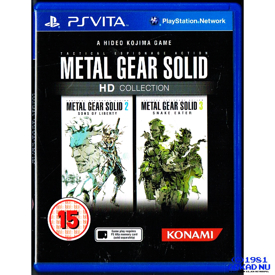 METAL GEAR SOLID HD COLLECTION PS VITA