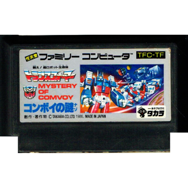THE TRANSFORMERS MYSTERY OF COMVOY FAMICOM