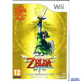 THE LEGEND OF ZELDA SKYWARD SWORD SPECIAL ORCHESTRA CD LIMITED EDITION WII