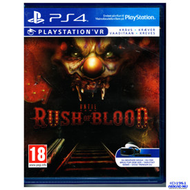 UNTIL DAWN RUSH FOR BLOOD PS4 VR