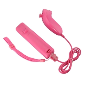 MOTION 2 IN 1 WII REMOTE MED NUNCHUK ROSA
