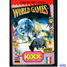 WORLD GAMES C64 KASSETT