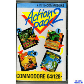 ACTION PACK 2 C64 KASSETT