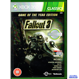 FALLOUT 3 GAME OF THE YEAR EDITION XBOX 360