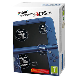 NEW NINTENDO 3DS XL METALLIC BLUE