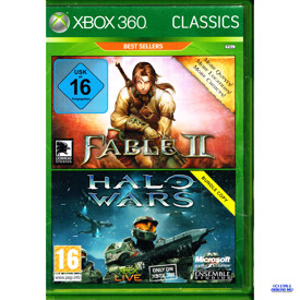 FABLE II + HALO WARS BUNDLE PACK XBOX 360