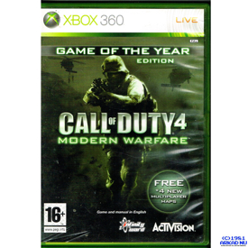 CALL OF DUTY 4 MODERN WARFARE GAME OF THE YEAR EDITION XBOX 360