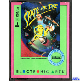 SKATE OR DIE C64 KASSETT