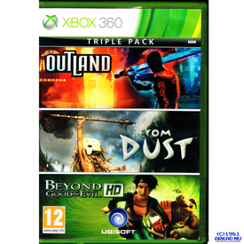OUTLAND - FROM DUST - BEYOND GOOD & EVIL HD TRIPLE PACK XBOX 360