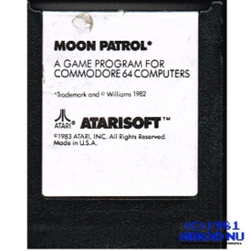 MOON PATROL C64 CARTRIDGE