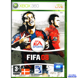 FIFA 08 XBOX 360 DANSK UTGÅVA MED ENGELSK TEXT OCH TAL