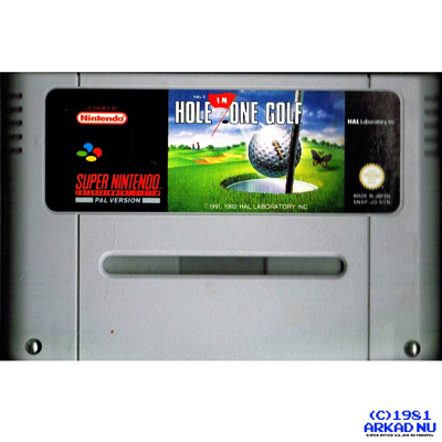 HALS HOLE IN ONE GOLF SNES SCN