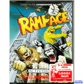 RAMPAGE C64 KASSETT