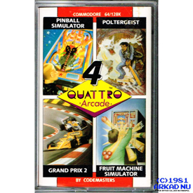 QUATTRO ARCADE C64 KASSETT