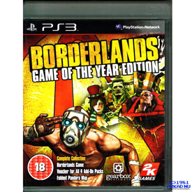 BORDERLANDS GAME OF THE YEAR EDITION PS3