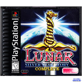 LUNAR SILVER STAR STORY COMPLETE PS1 4-DISC NTSC USA