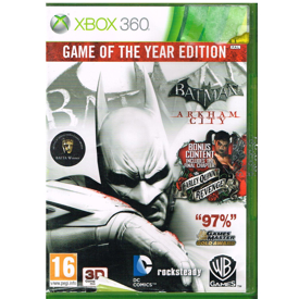 BATMAN ARKHAM CITY GAME OF THE YEAR EDITION XBOX 360
