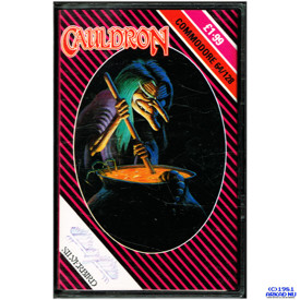CAULDRON C64 KASSETT