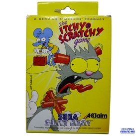 THE ITCHY & SCRATCHY GAME GAME GEAR