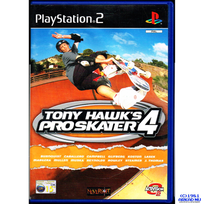 TONY HAWKS PRO SKATER 4 PS2