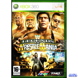 WWE LEGENDS OF WRESTLEMANIA XBOX 360