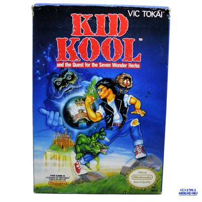 KID KOOL AND THE QUEST FOR THE SEVEN WONDER HERBS NES REV-A USA