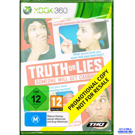 TRUTH OR LIES PROMO XBOX 360