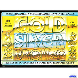 GOLD SILVER BRONZE C64 KASSETT