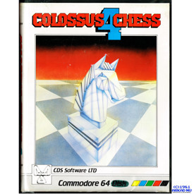 COLOSSUS CHESS 4 C64 KASSETT