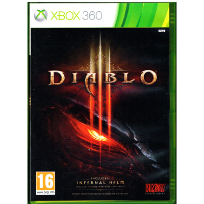 DIABLO III MED INFERNAL HELM XBOX 360