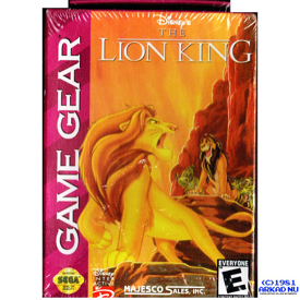 THE LION KING GAME GEAR INPLASTAD