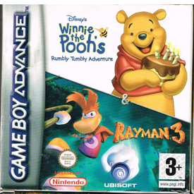 WINNIE THE POOHS RUMBLY TUMBLY ADVENTURE + RAYMAN 3 GBA