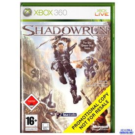 SHADOWRUN PROMOTIONAL COPY XBOX 360