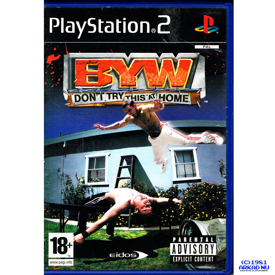 BACKYARD WRESTLING BYW DONT TRY THIS AT HOME PS2