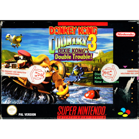 DONKEY KONG COUNTRY 3 DIXIE KONG'S DOUBLE TROUBLE SNES SCN