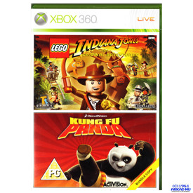 LEGO INDIANA JONES + KUNG FU PANDA XBOX 360