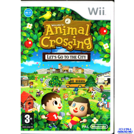 ANIMAL CROSSING LET'S GO TO THE CITY WII