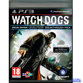 WATCHDOGS SPECIAL EDITION PS3