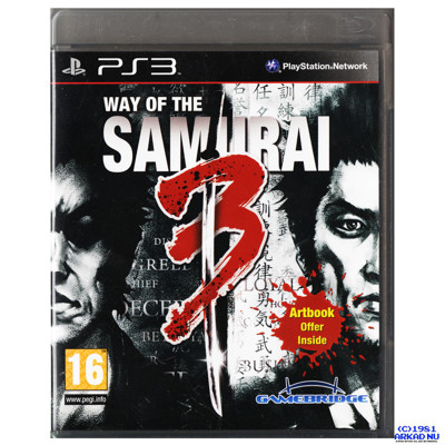 WAY OF THE SAMURAI 3 PS3
