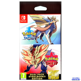 POKEMON SWORD AND SHIELD DUAL PACK STEELBOOK EDITION SWITCH