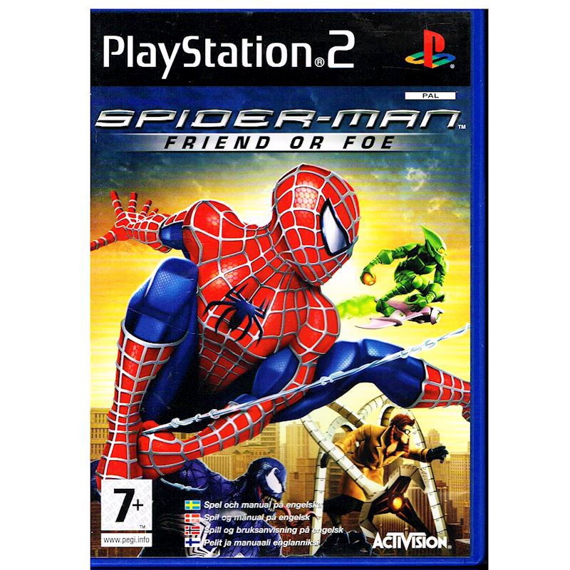 SPIDER-MAN FRIEND OR FOE PS2 - Have you played a classic today?