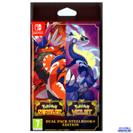 POKEMON SCARLET AND VIOLET DUAL PACK STEELBOOK EDITION SWITCH