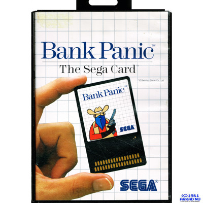 BANK PANIC SEGA CARD MASTERSYSTEM