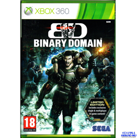 BINARY DOMAIN XBOX LIMITED EDITION 360