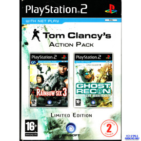 TOM CLANCYS ACTION PACK PS2 LIMITED EDITION PS2 RAINBOW SIX 3/GHOST RECON ADVANCED WARFIGHTER